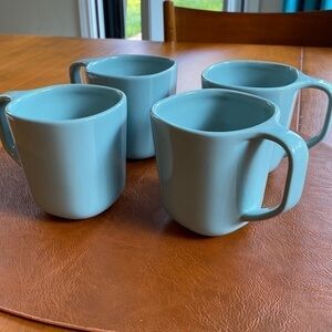 𝅺4 Light Blue Gourmet Settings‎ Mugs 12 oz
